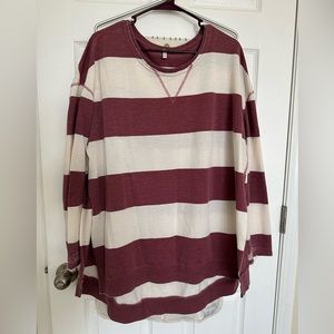 Z Supply Striped Weekender Top